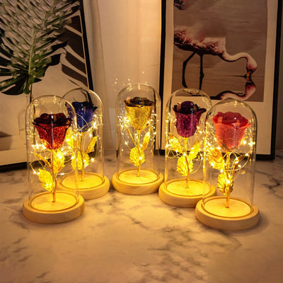 Eternal Rose in Glass Dome