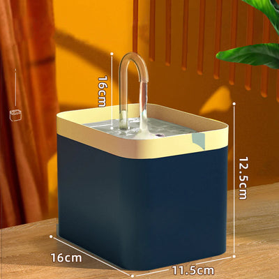 Automatic Cat Water Fountain – 1.5L USB Quiet Pet Drinking Dispenser