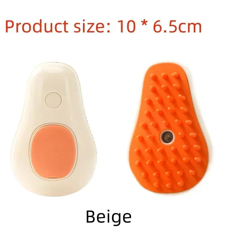 3-in-1 Steam Brush for Cats & Dogs – USB Rechargeable
