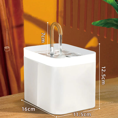 Automatic Cat Water Fountain – 1.5L USB Quiet Pet Drinking Dispenser
