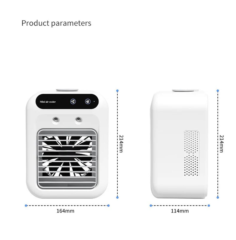 Mini Air Conditioner Fan – Room, Office, Car Cooling
