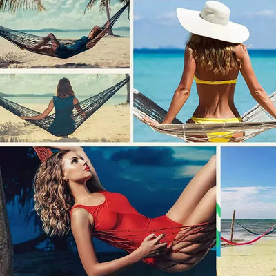 Folding Nylon Hammock Chair – Travel & Patio Swing
