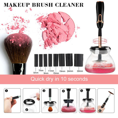 GlowSpin – Automatic Makeup Brush Cleaner & Dryer