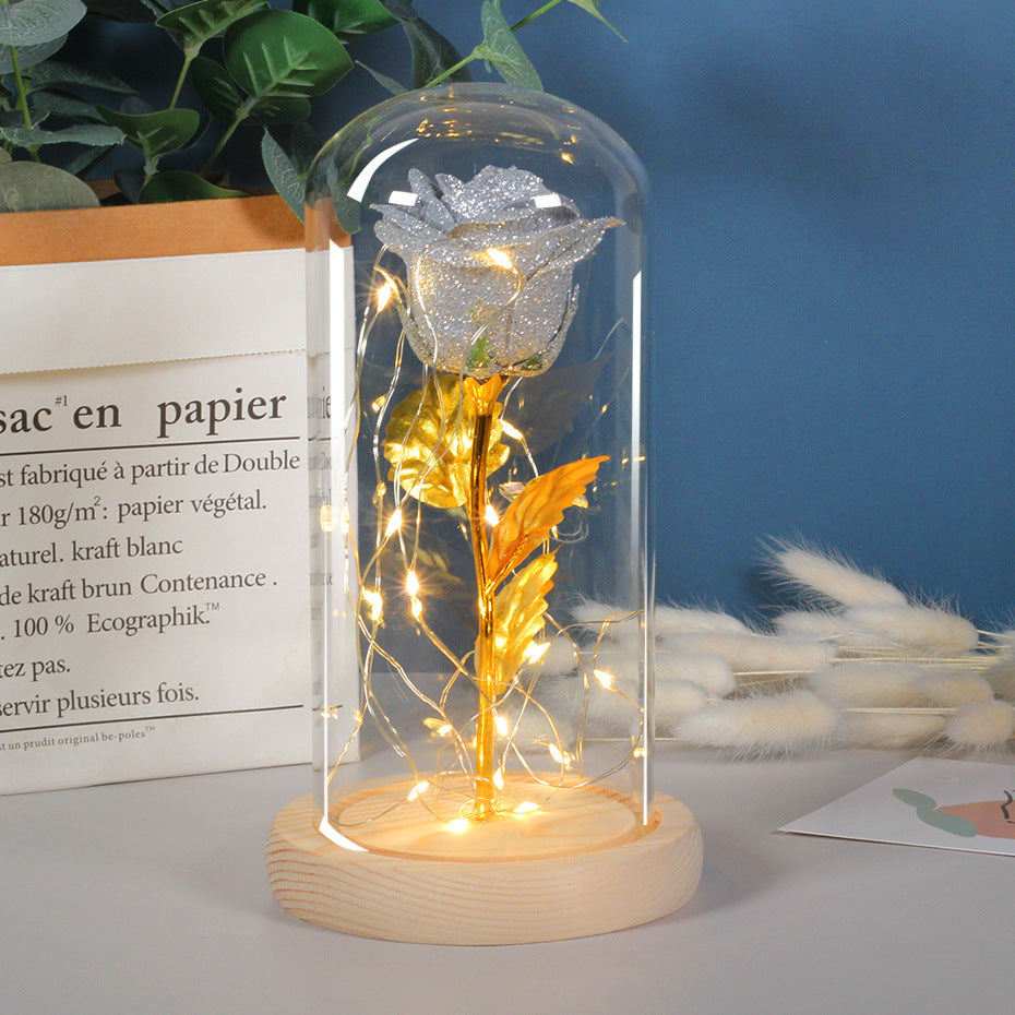 Eternal Rose in Glass Dome