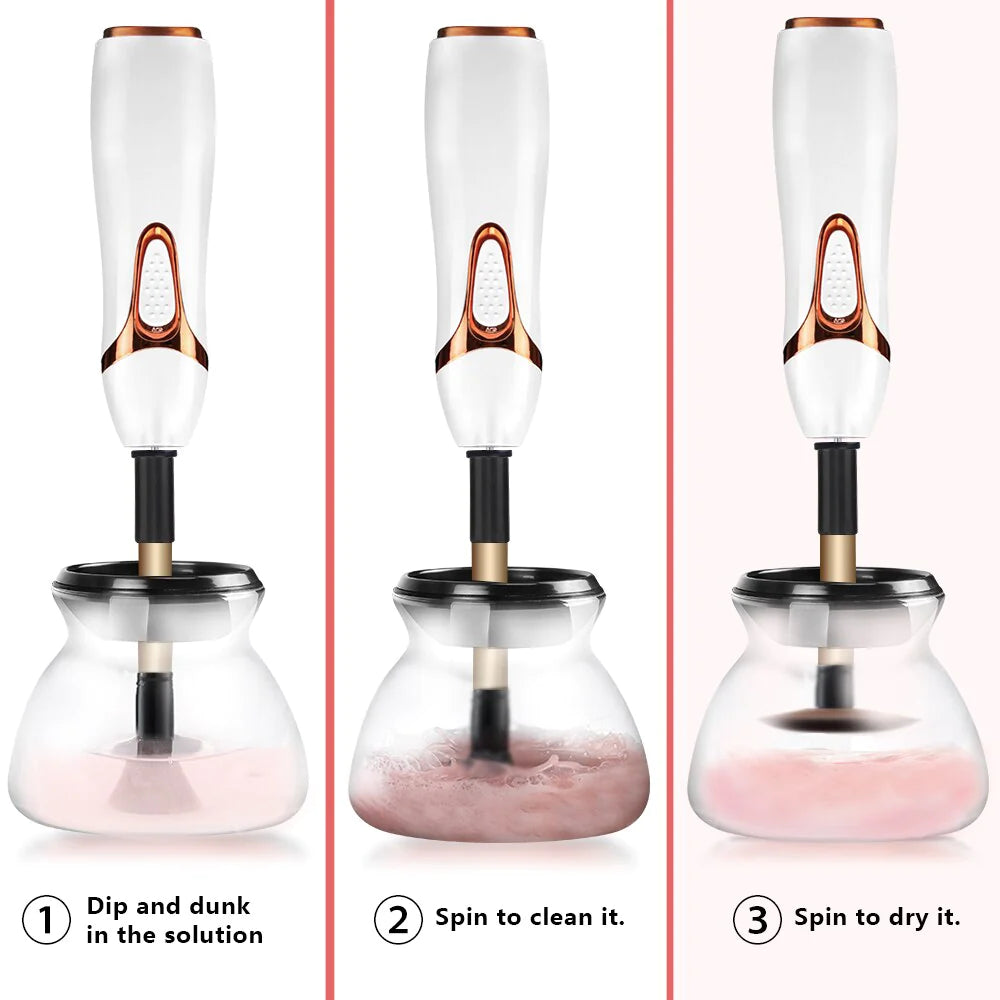 GlowSpin – Automatic Makeup Brush Cleaner & Dryer