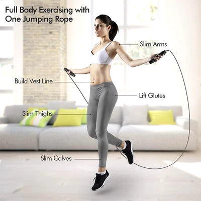 Adjustable Speed Jump Rope with Ball Bearings