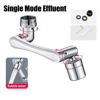 Kitchen Sink Faucet Aerator – 2 Mode Water Flow, Swivel 1080°
