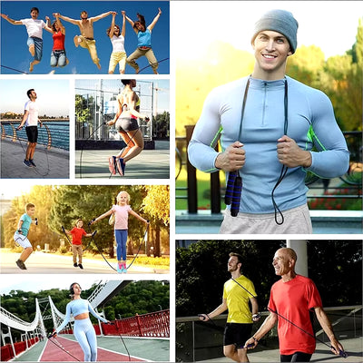 Adjustable Speed Jump Rope with Ball Bearings