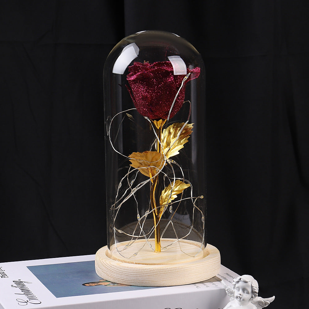 Eternal Rose in Glass Dome