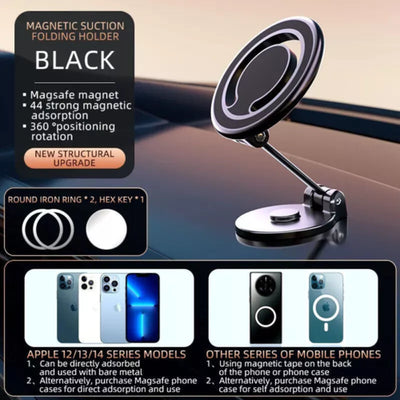 Magnetic Car Mount Phone Holder – MagSafe Compatible