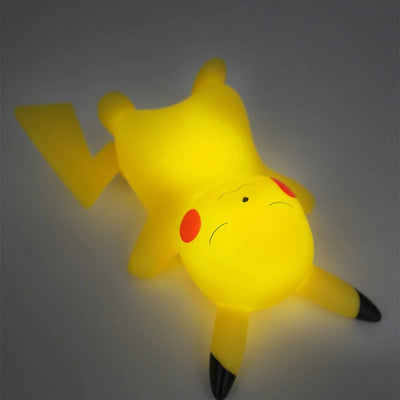 PokeGlow LED Night Light – Kawaii Pikachu, Charmander, Psyduck Anime Figures for Kids Bedroom Decor