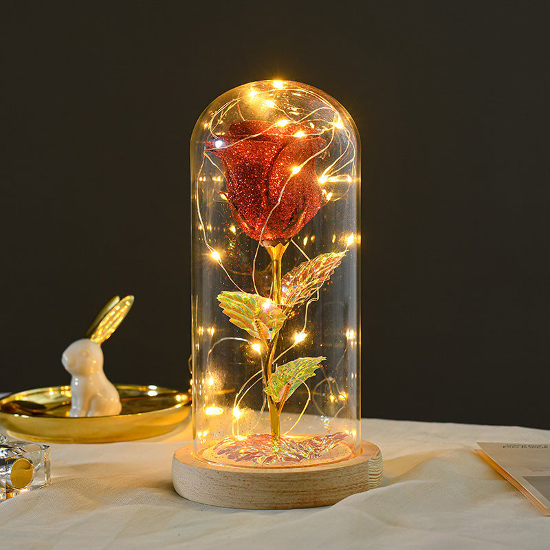 Eternal Rose in Glass Dome