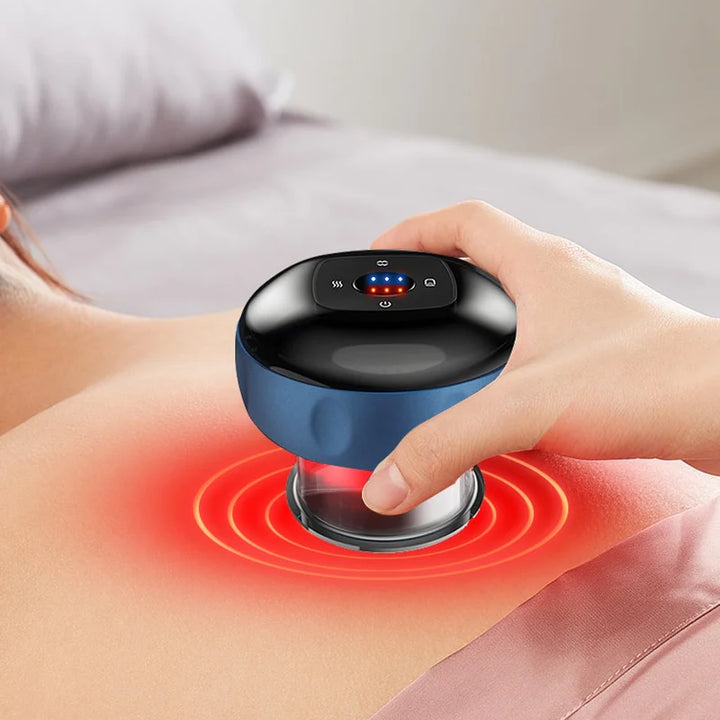 Electric Cupping Therapy Massager Vacuum Suction Cups Therapy Adjustable Cupping Therapy Massage Tool Guasha for Back Body Care