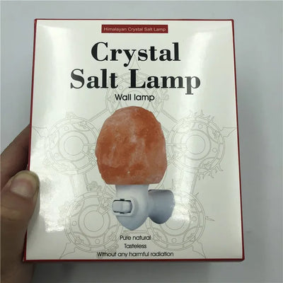 Natural Himalayan Salt Lamp – Plug-In Air Purifier Light