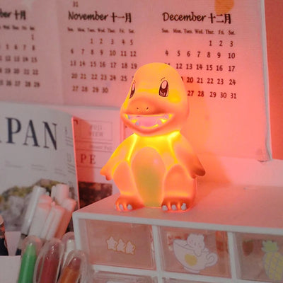PokeGlow LED Night Light – Kawaii Pikachu, Charmander, Psyduck Anime Figures for Kids Bedroom Decor
