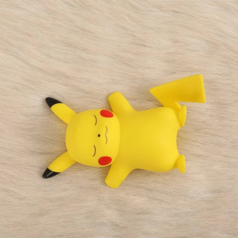 PokeGlow LED Night Light – Kawaii Pikachu, Charmander, Psyduck Anime Figures for Kids Bedroom Decor