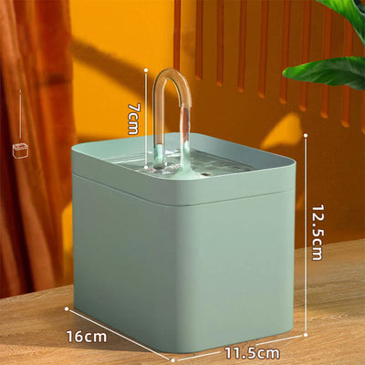 Automatic Cat Water Fountain – 1.5L USB Quiet Pet Drinking Dispenser