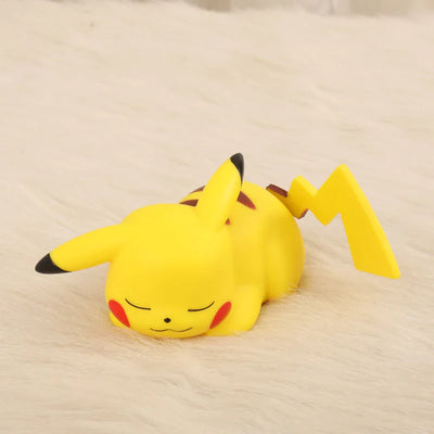 PokeGlow LED Night Light – Kawaii Pikachu, Charmander, Psyduck Anime Figures for Kids Bedroom Decor