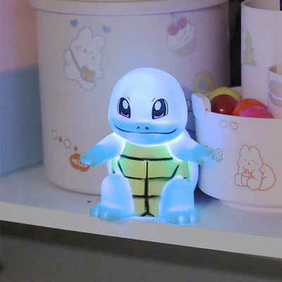 PokeGlow LED Night Light – Kawaii Pikachu, Charmander, Psyduck Anime Figures for Kids Bedroom Decor