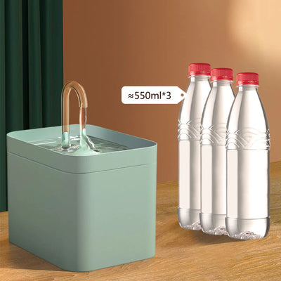 Automatic Cat Water Fountain – 1.5L USB Quiet Pet Drinking Dispenser