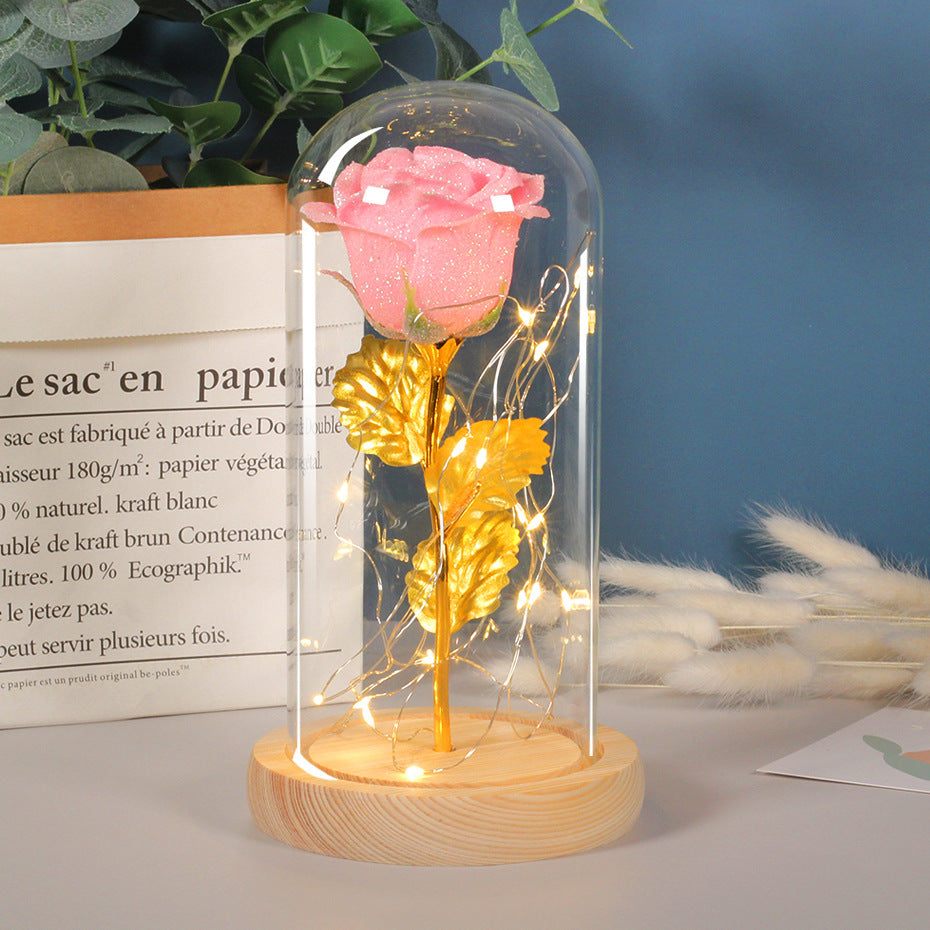 Eternal Rose in Glass Dome