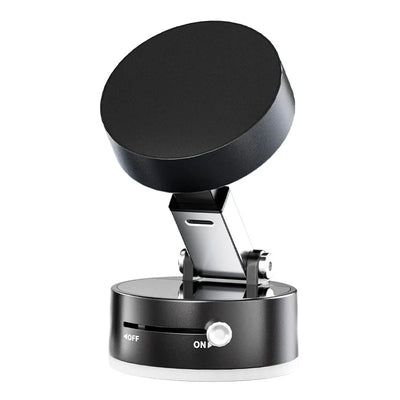 Magnetic Vacuum Car Phone Holder – Strong Suction & Secure Grip