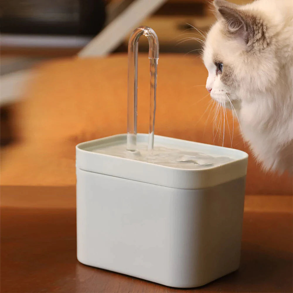 Automatic Cat Water Fountain – 1.5L USB Quiet Pet Drinking Dispenser